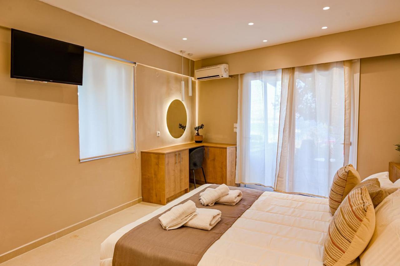 Eleftherias Suites - Near Beach Apartments Marathi  Buitenkant foto