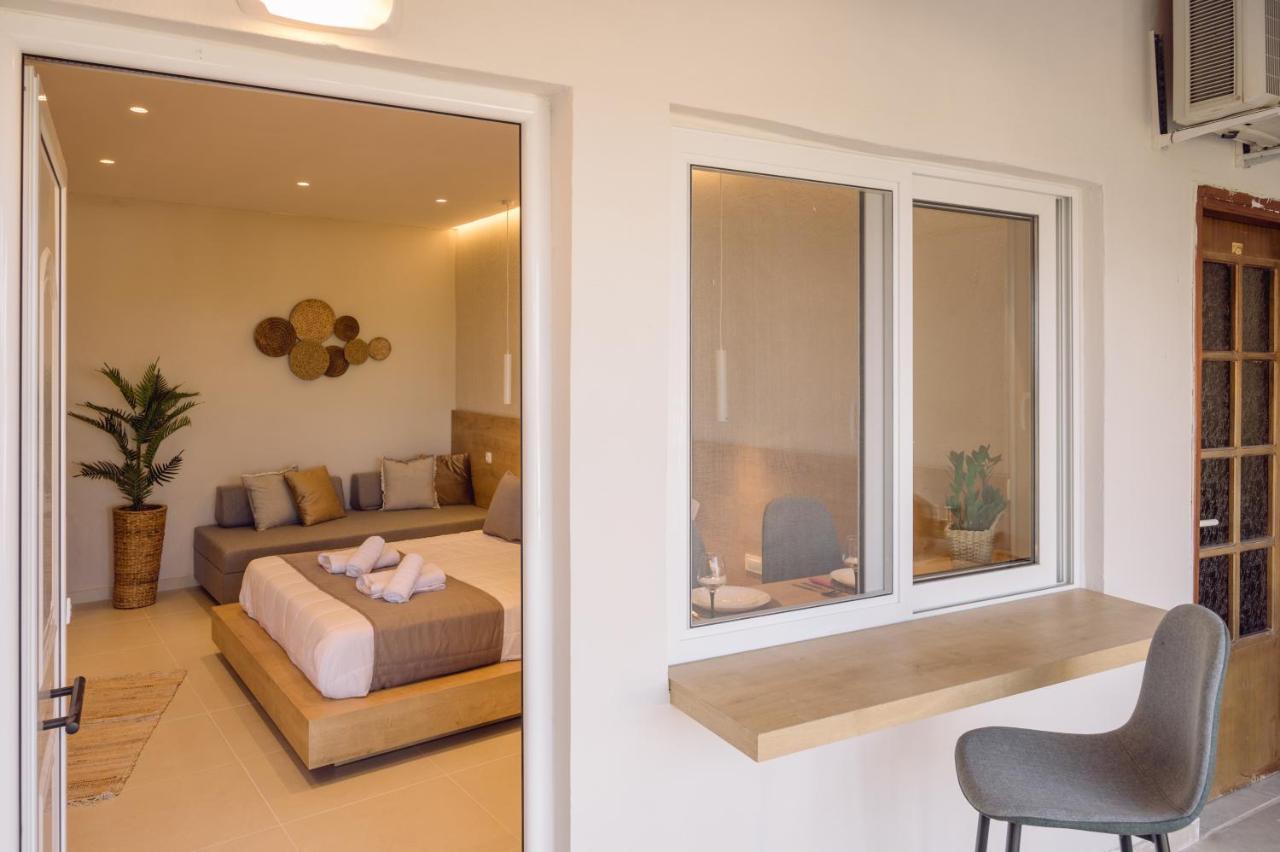Eleftherias Suites - Near Beach Apartments Marathi  Buitenkant foto